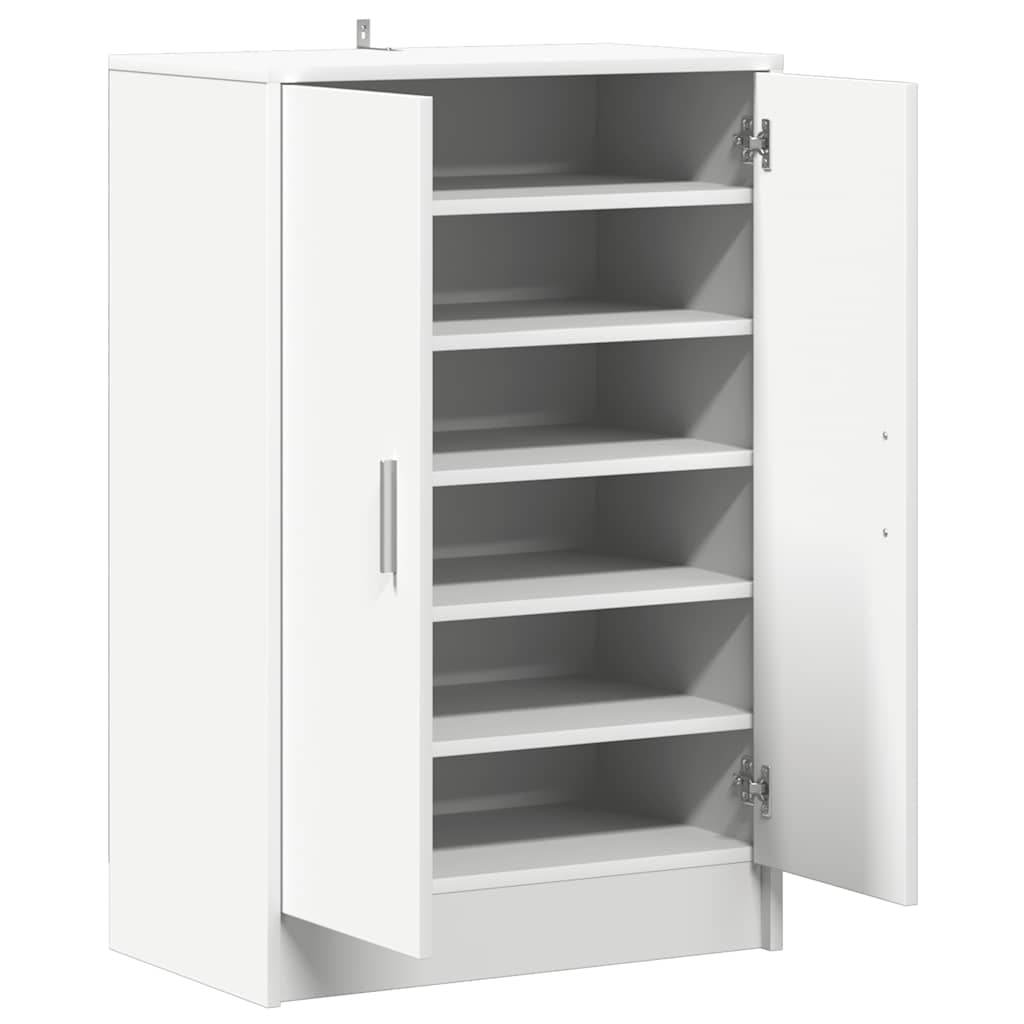 Schuhschrank Weiß 60x35x92 cm Holzwerkstoff